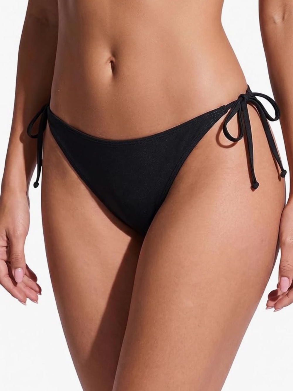 🌻NEW w/tag PINK Victorias Secret Side Tie Cheeky Bikini Bottom Low Rise Size XL